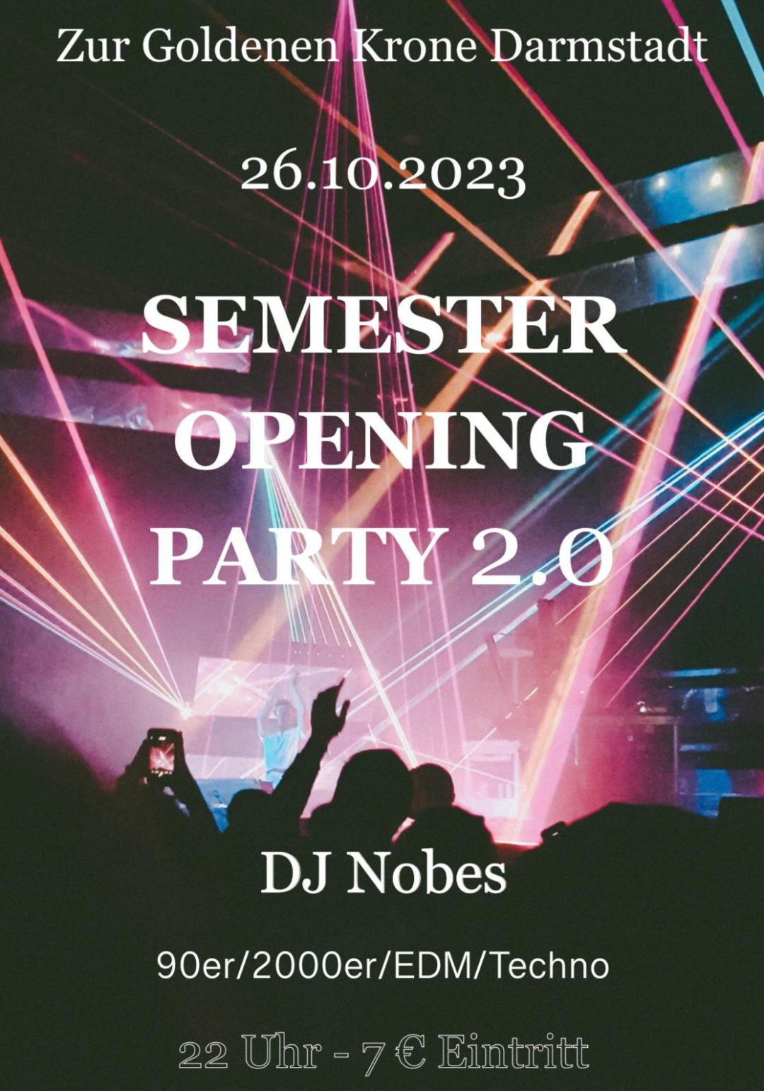 SOP – Semester Opening Party 2.0