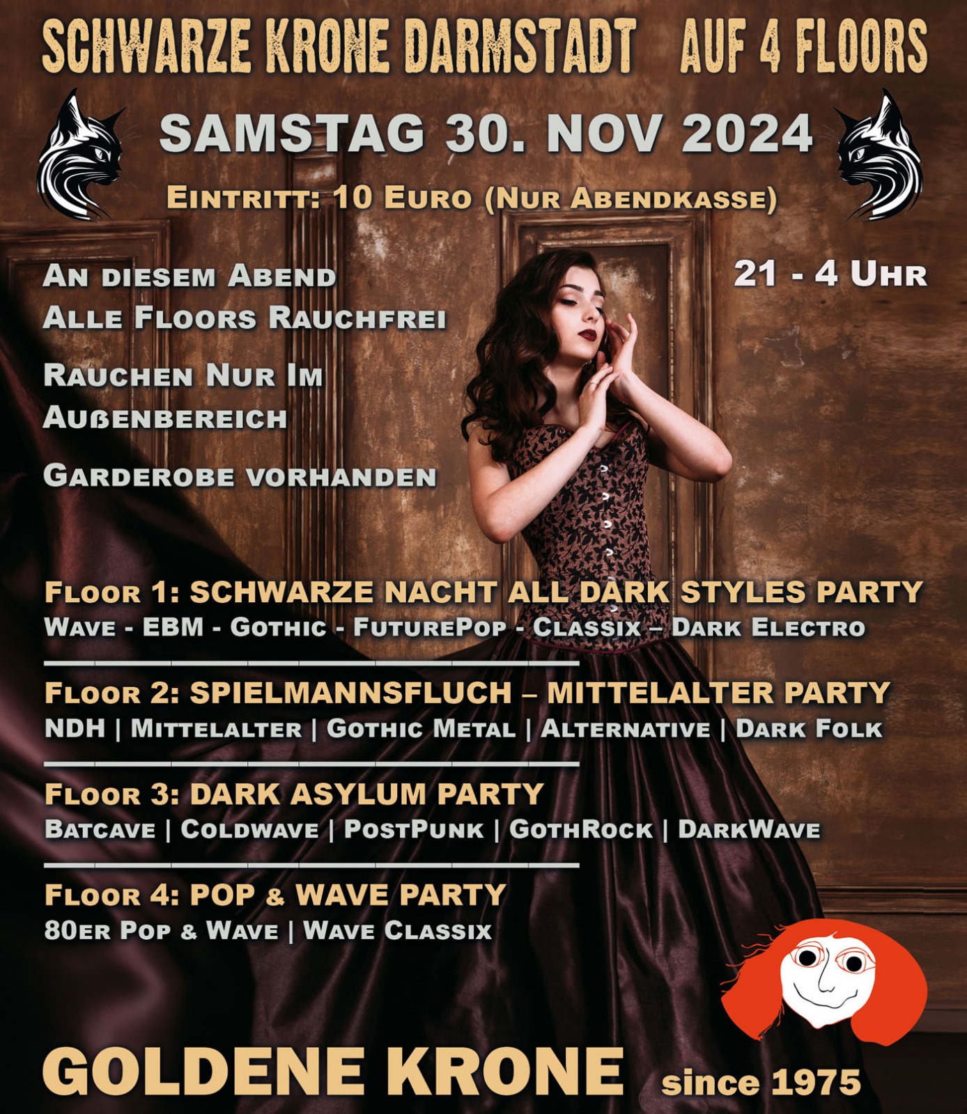 Schwarze Krone Darmstadt – auf 4 Floors