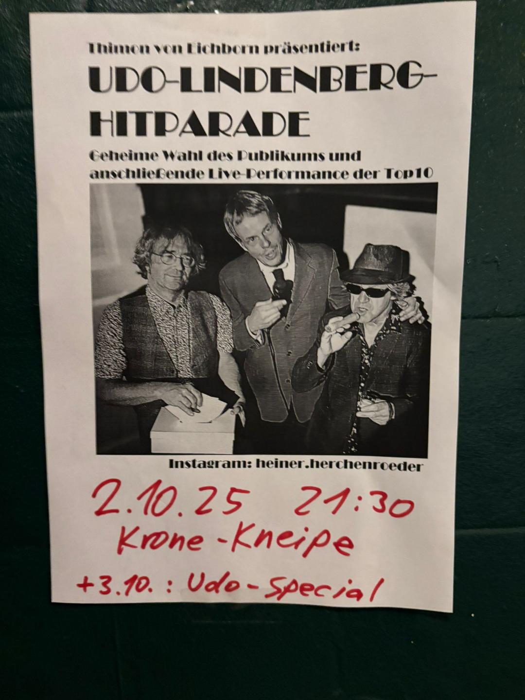 Udo Lindenberg Hitparade