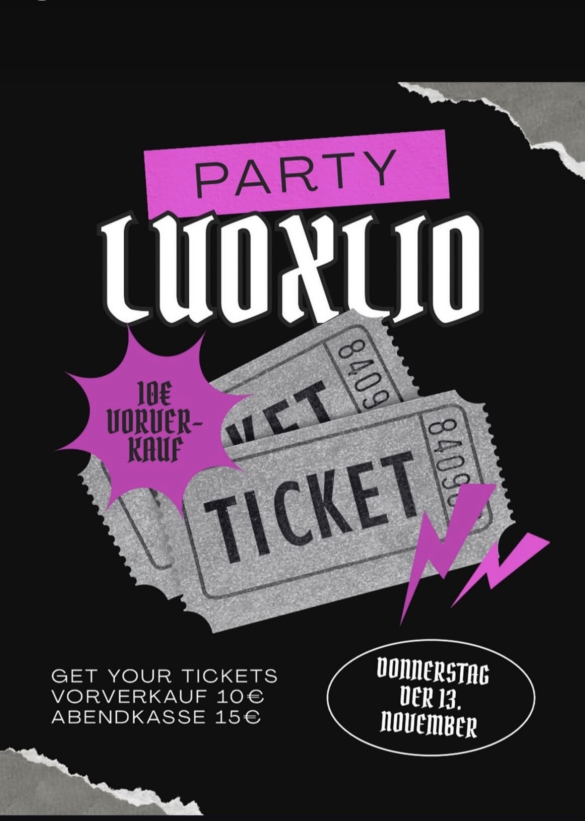 LUO X LIO Vorfinanzierungsparty LUO X LIO Vorfinanzierungsparty