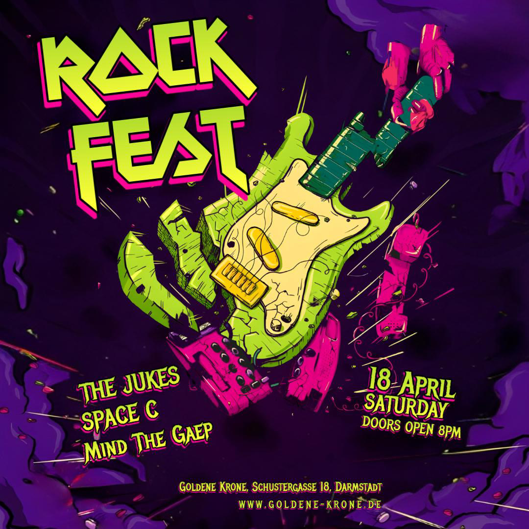 The Jukes + Space C + Mind the Geap The Jukes + Space C + Mind the Geap