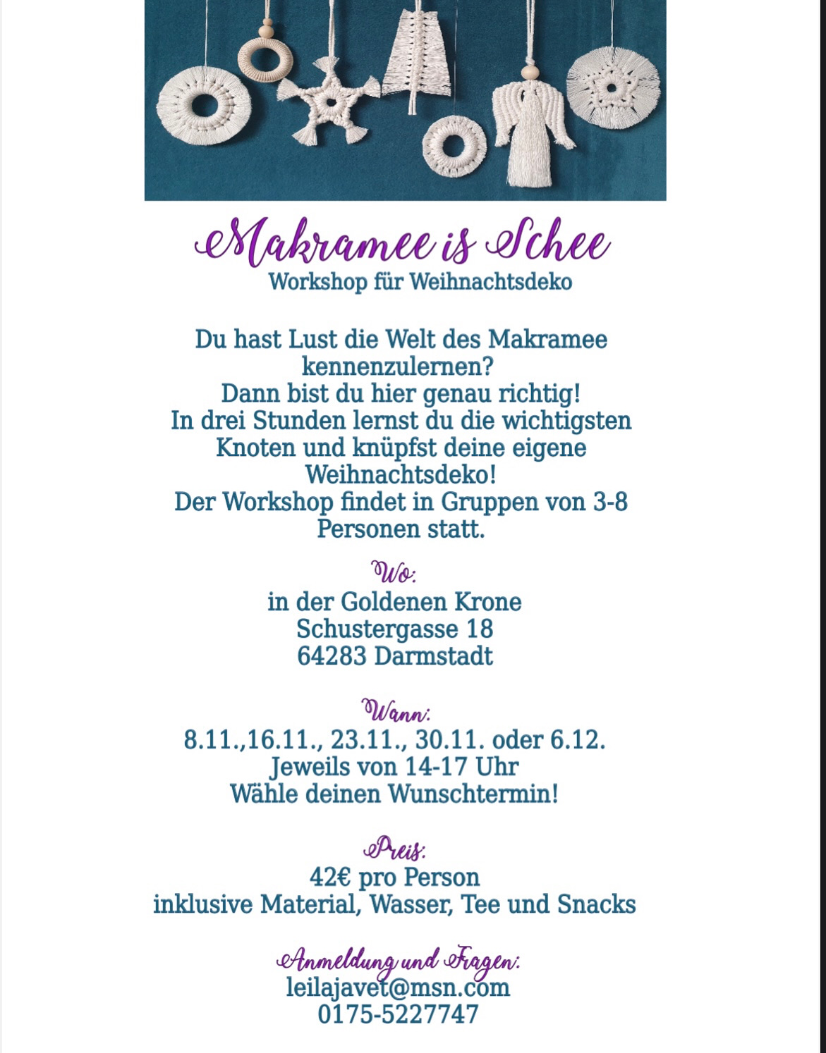 Makramee is schee! Makramee is schee!